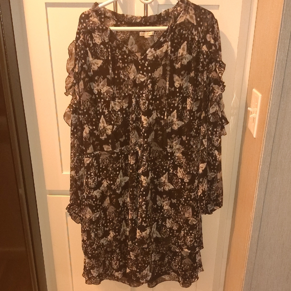 Cato Black and White Floral Dress